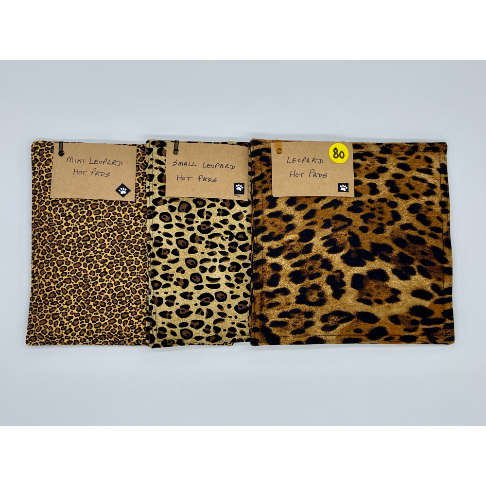 Variety Pack for Leopard Lovers (3 sets of Hot Pads) 