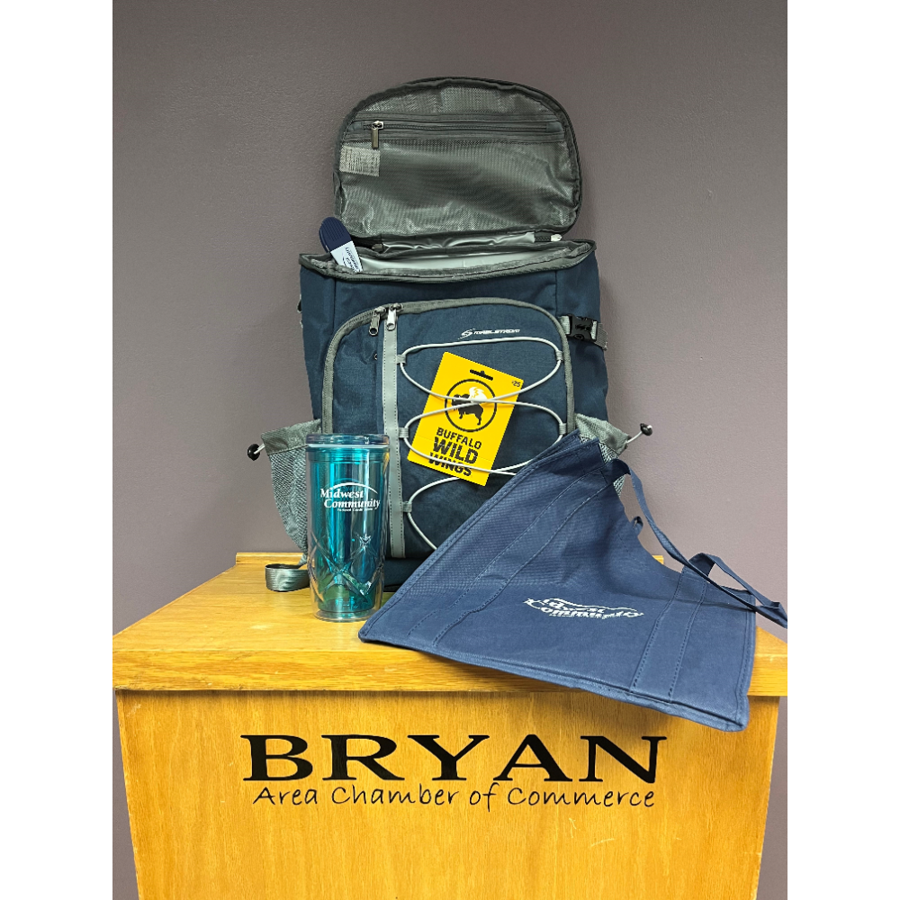 Cooler Backpack w/ Goodies and Buffalo Wild Wings G.C