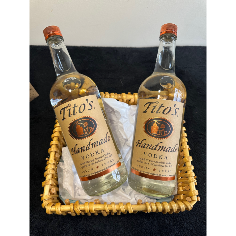 Tito's Handmade Vodka, 2 100ml bottles