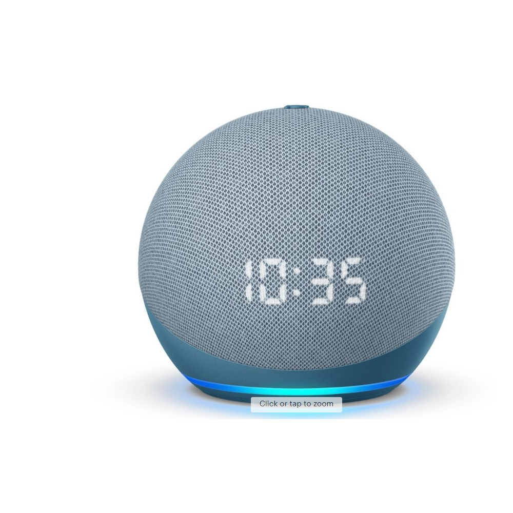 Amazon - Echo Dot (4th Gen) Smart speaker with clock and Alexa