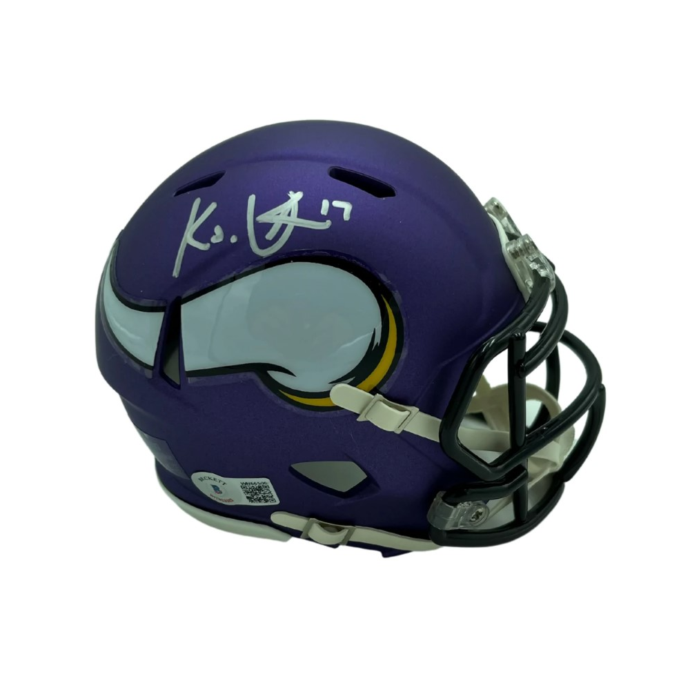 Minnesota Vikings Mini Helmet - signed by K. J. Osborn