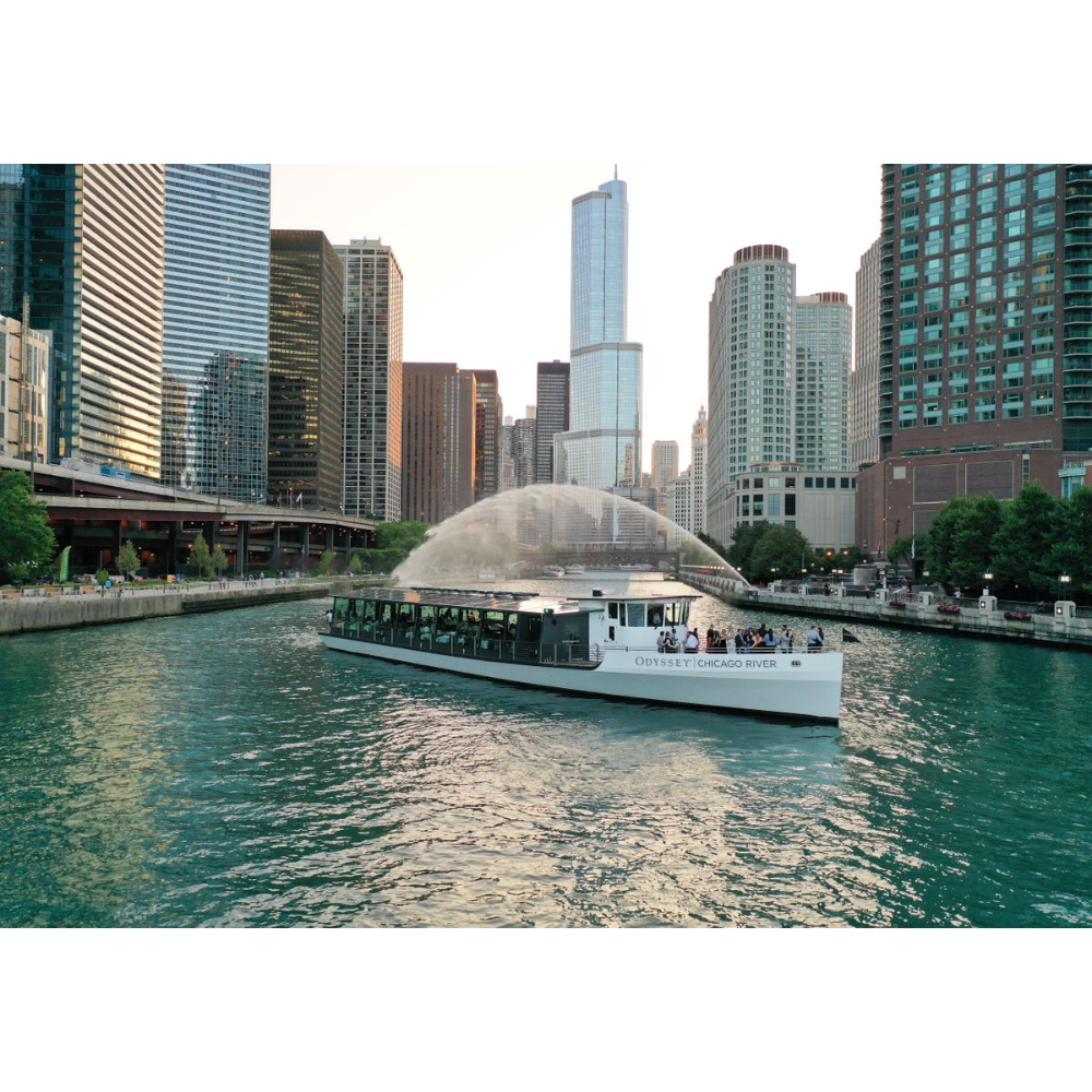 Premier Plus Dinner Cruise for Two on the Chicago River