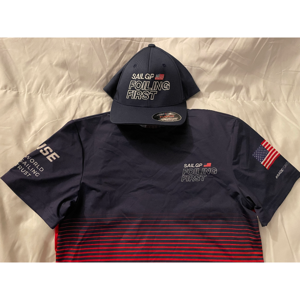 Youth Sail GP Foiling First shirt and hat