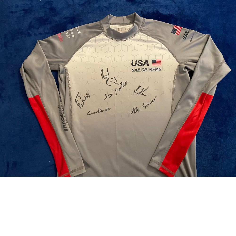 Long sleeve Team USA SailGP Sailing Shirt