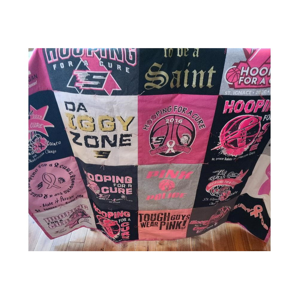 Hooping For A Cure Quilt