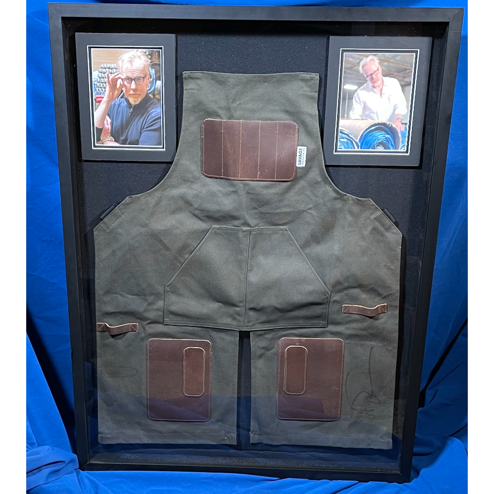 Autographed Makers Apron From Master Builder Adam Savage