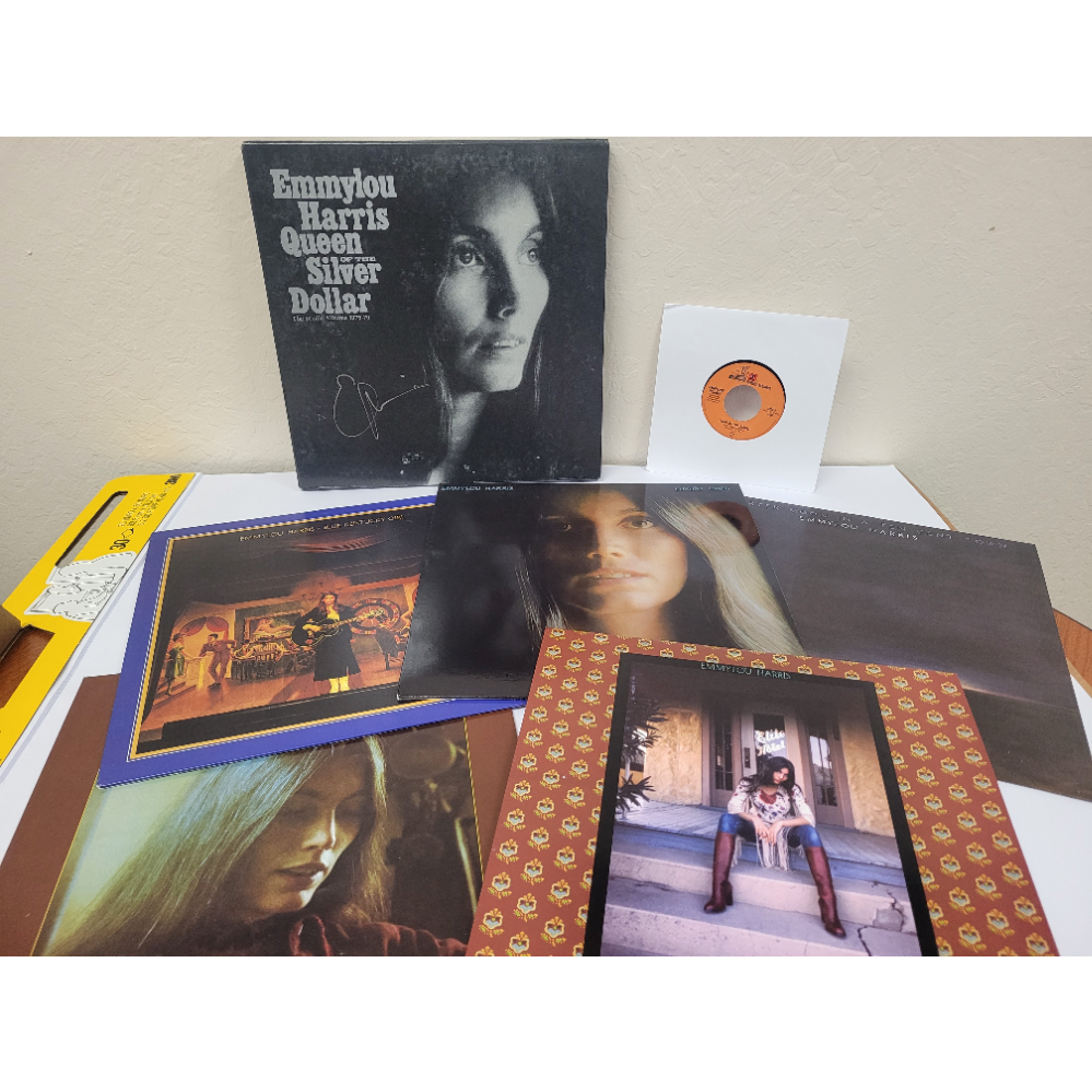 EmmyLou Vinyl Record Set Signed_Albums 1975-79