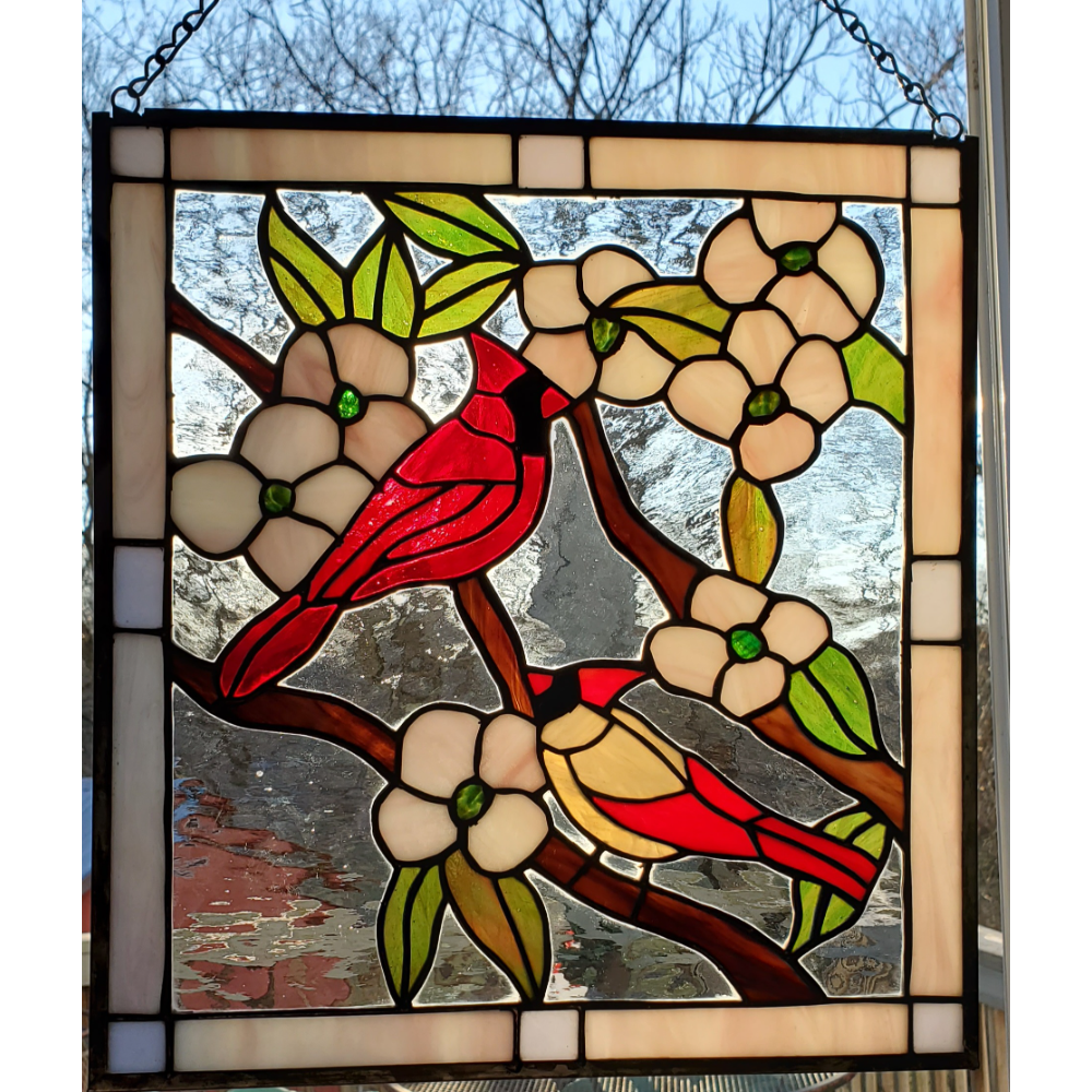 Spring Transitions, Stained Glass Art