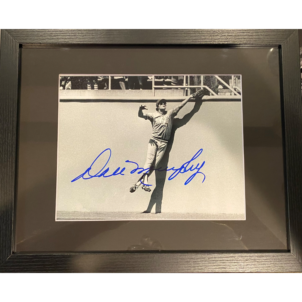 Dale Murphy Signed Framed Matted