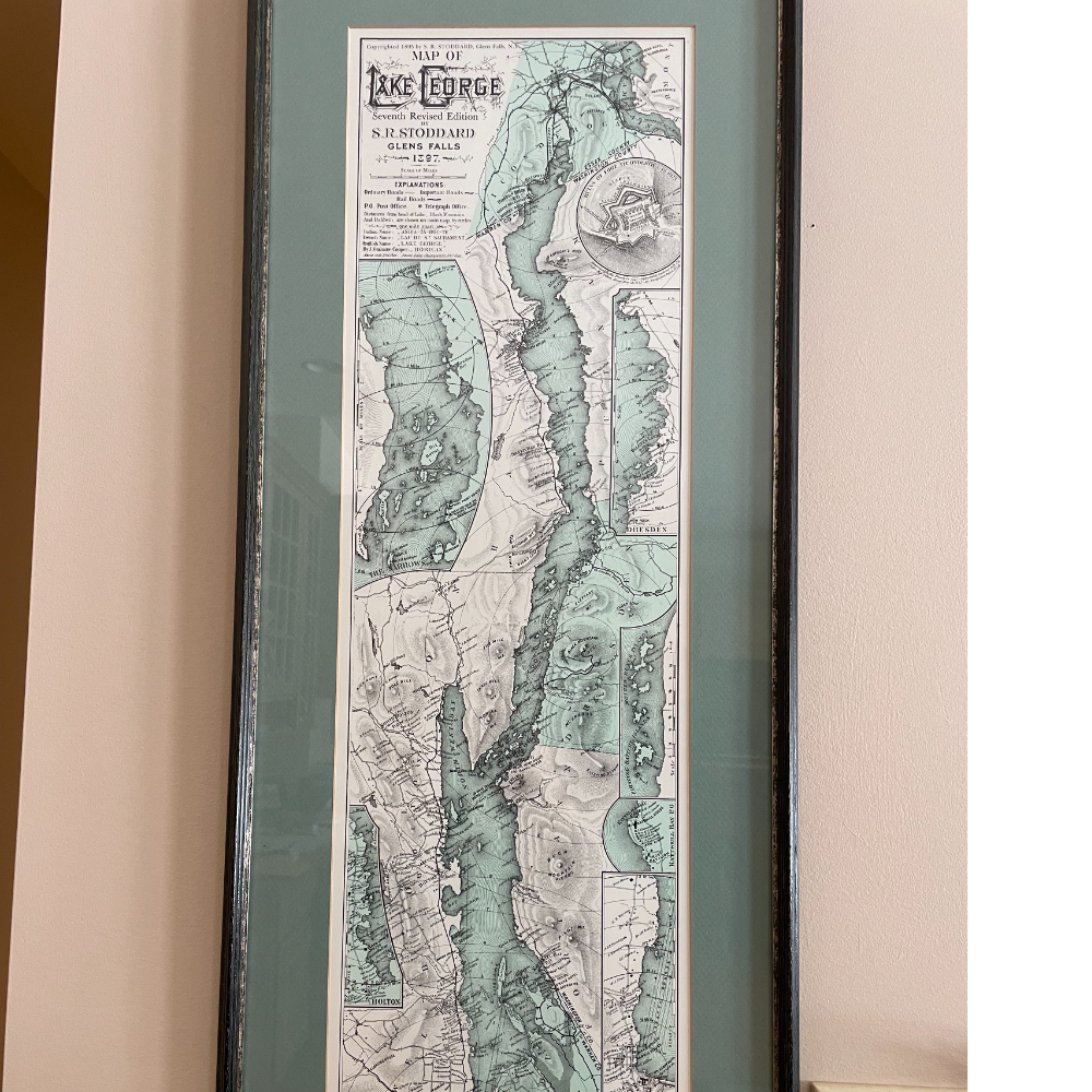 S.R. STODDARD MAP OF LAKE GEORGE!