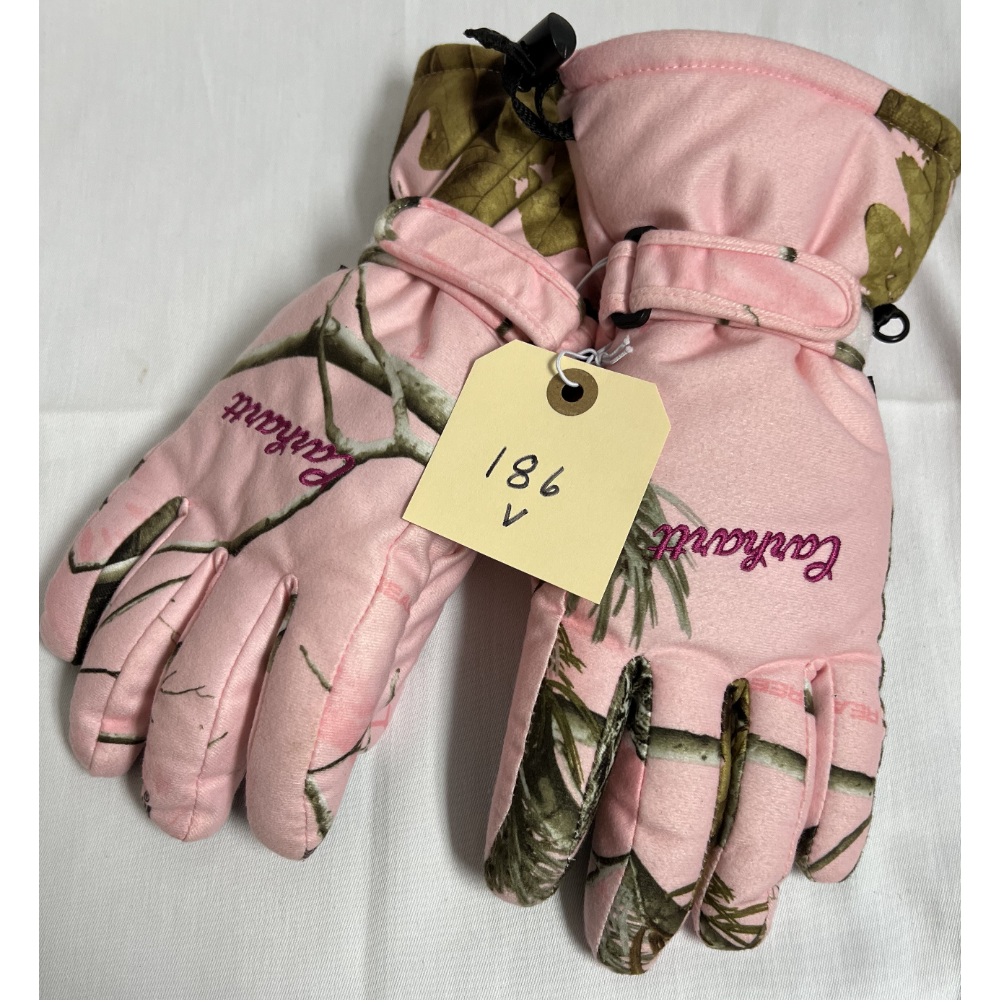 Carhartt Women's Pink Camo Gauntlet Gloves