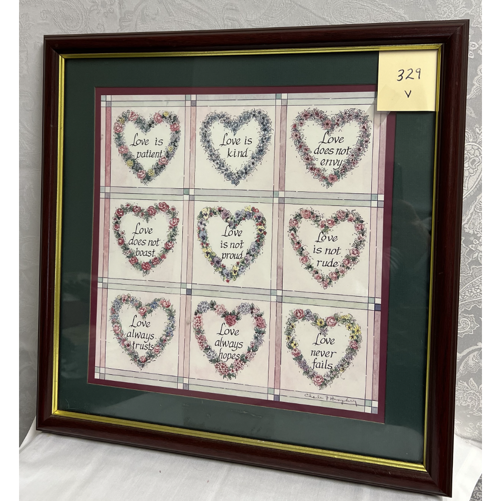 "Love Is" Framed & Matted Print