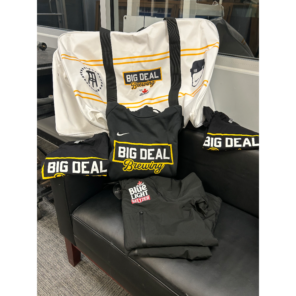 Big Deal Brewing with Hockey Bag