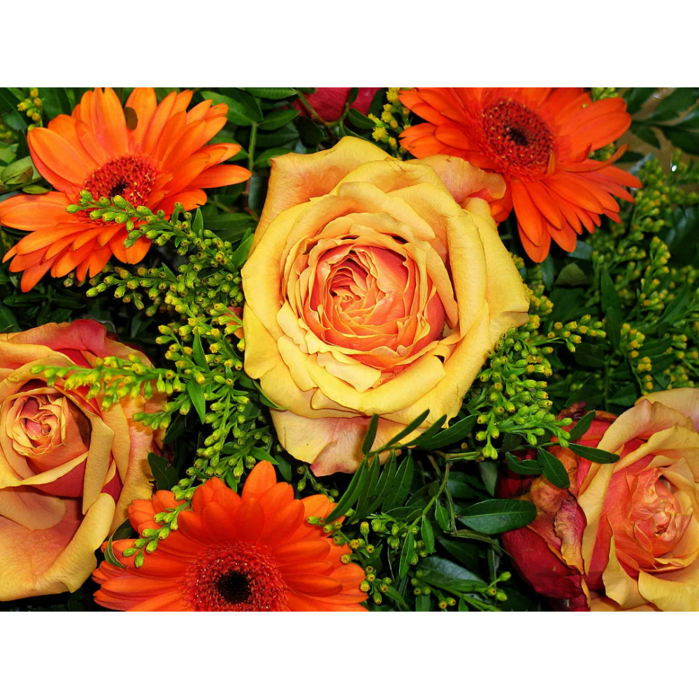 Beautiful Custom Fresh Floral Arrangements - 1 Each for 4 Weeks