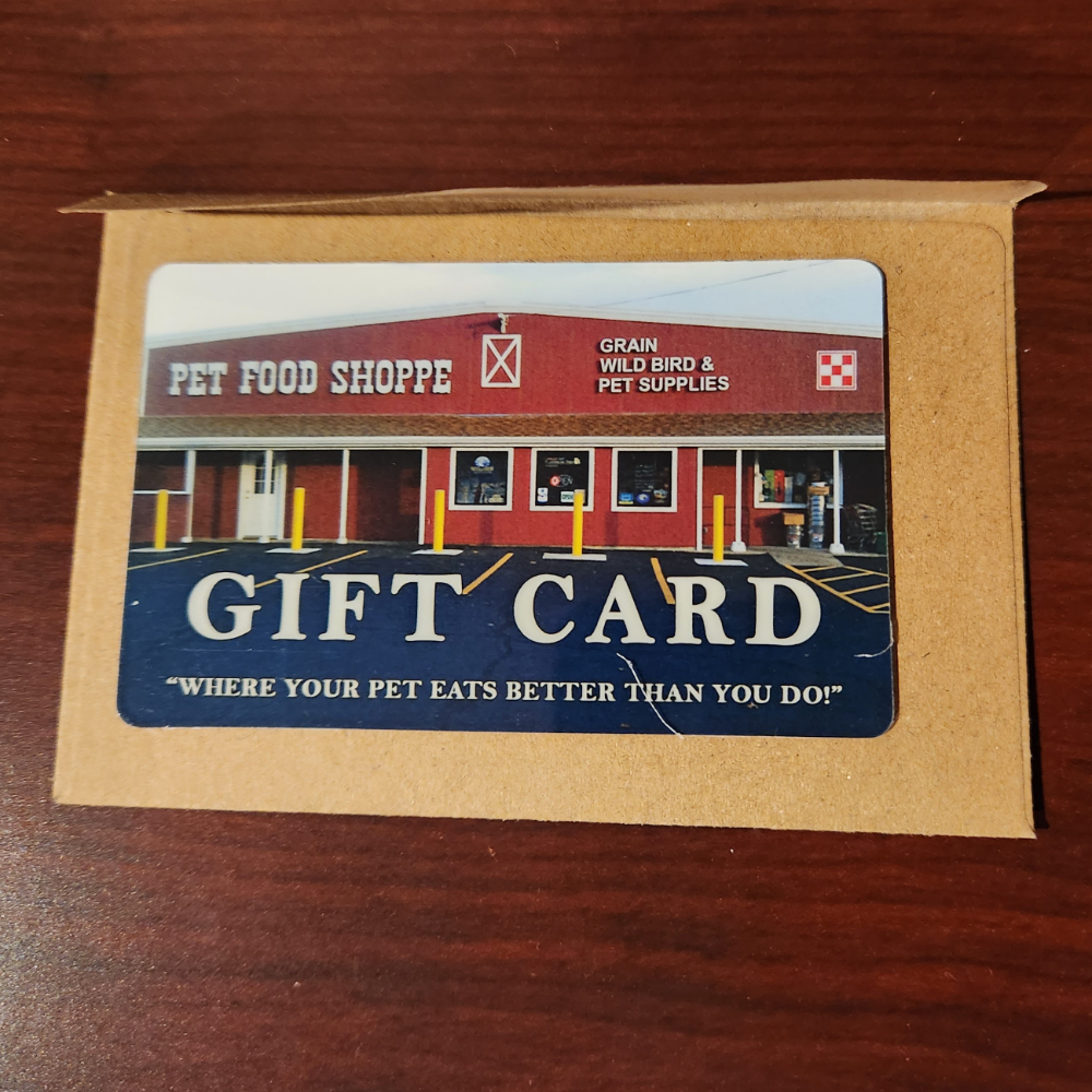 Pet Food Shoppe $50 Gift Card