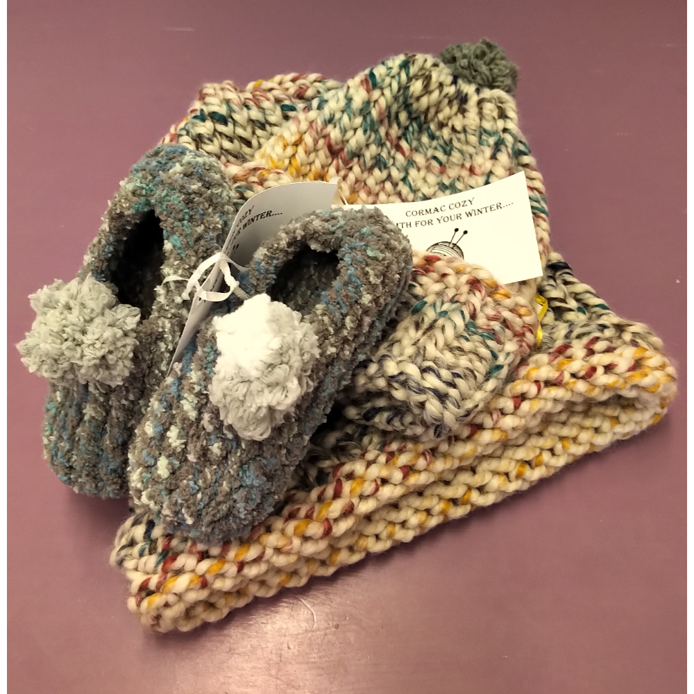 Handknit Hats and Slippers
