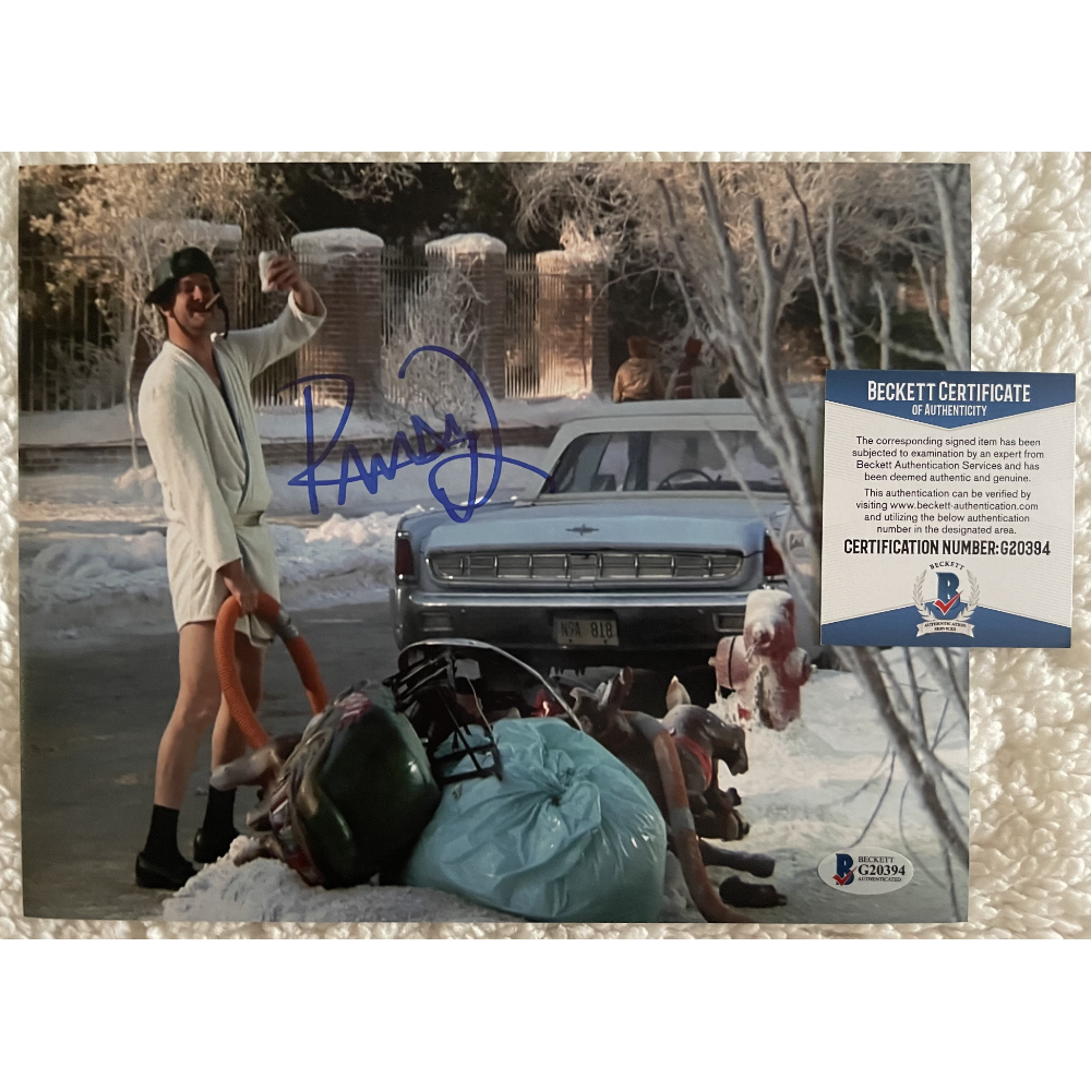 Randy Quaid signed "Cousin Eddie" National Lampoon's Christmas Vacation 8x10 photo (BAS COA)