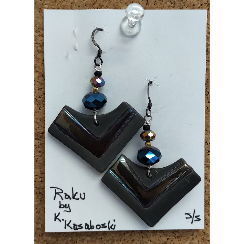 Pottery earrings
