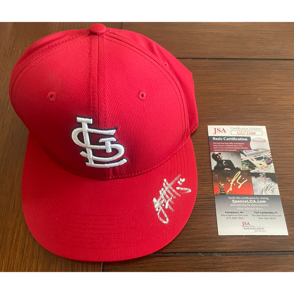 Jack Flaherty signed St Louis Cardinals hat (NIKE) w/ JSA COA
