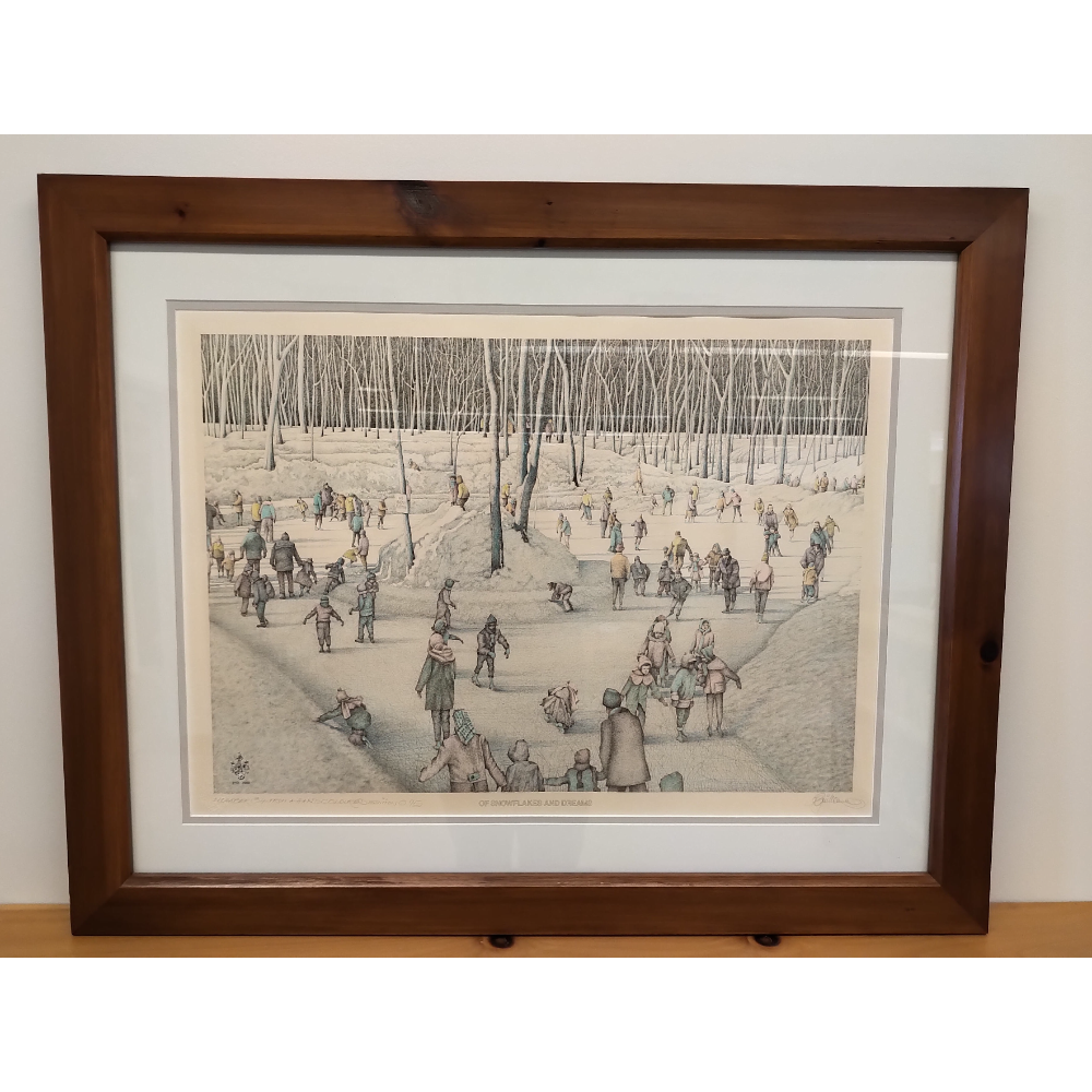 H. M. Guilhauman Numbered Print "Of Snowflakes and Dreams"