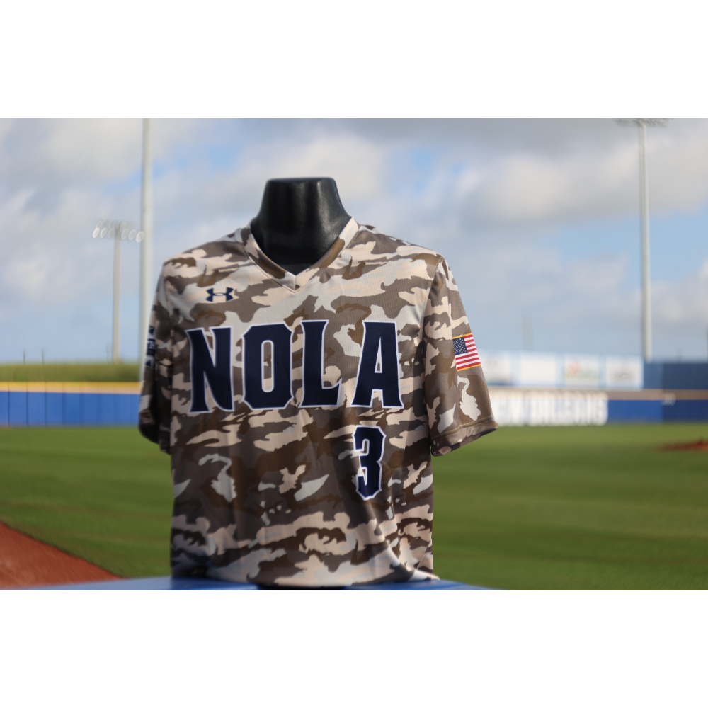 America #1 Black Camo Baseball Jersey 