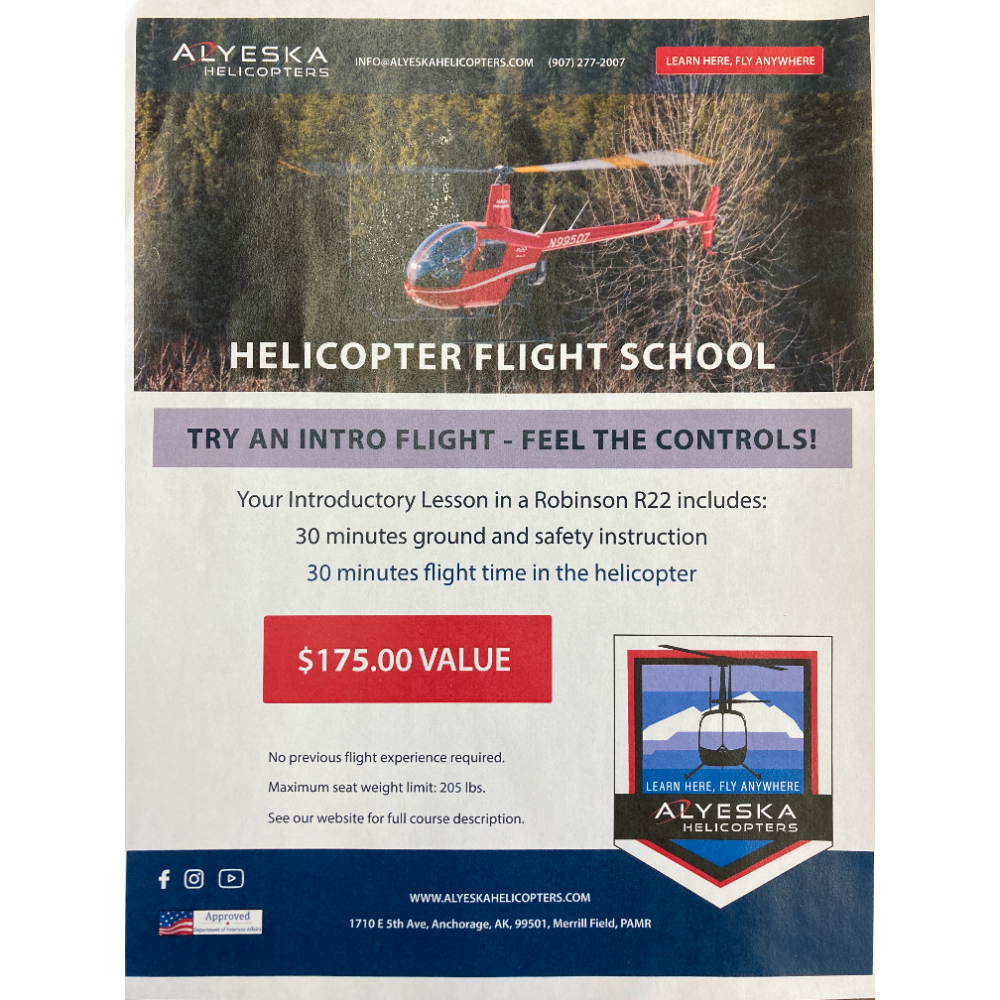 Alyeska Helicopters Intro Flight 
