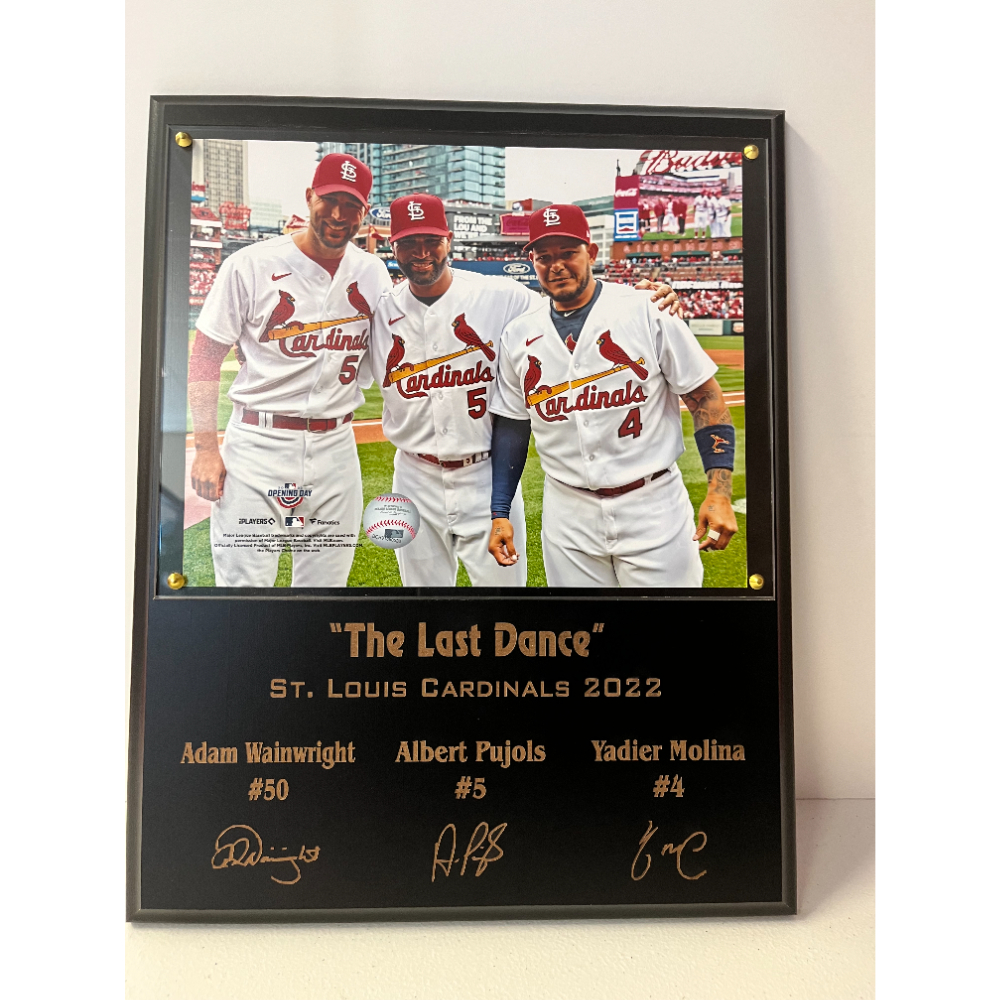 The Last Dance Cardinals Molina Wainwright And Pujols Signature