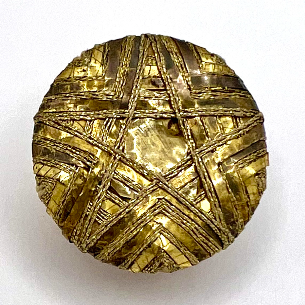 An 18th c. French Passementrie star button.