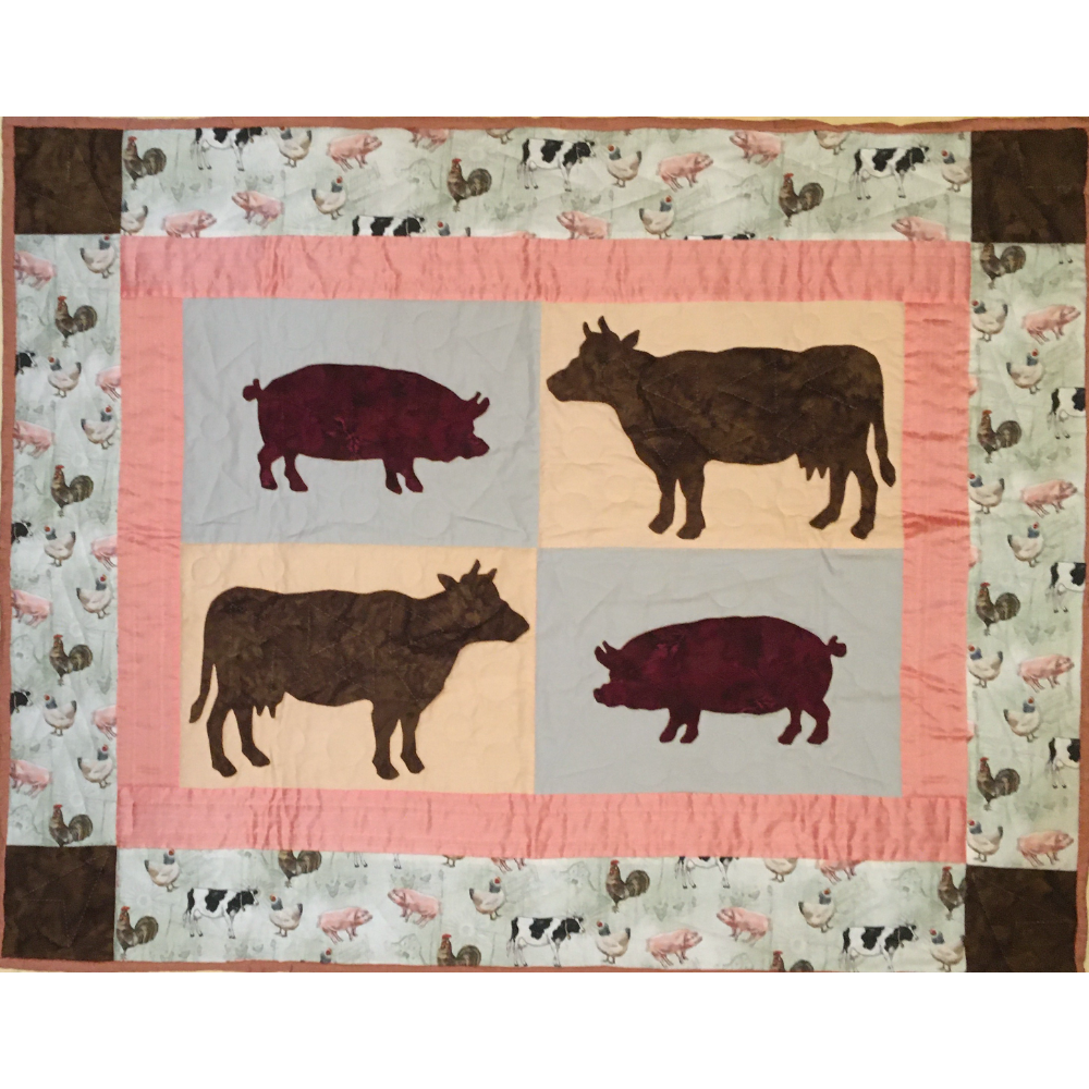 Farm Animals Quilt By Molly