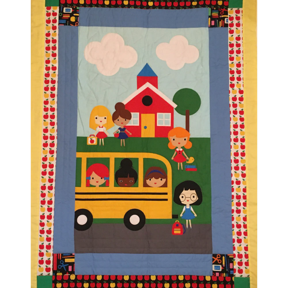 Little Red School House Quilt By Molly