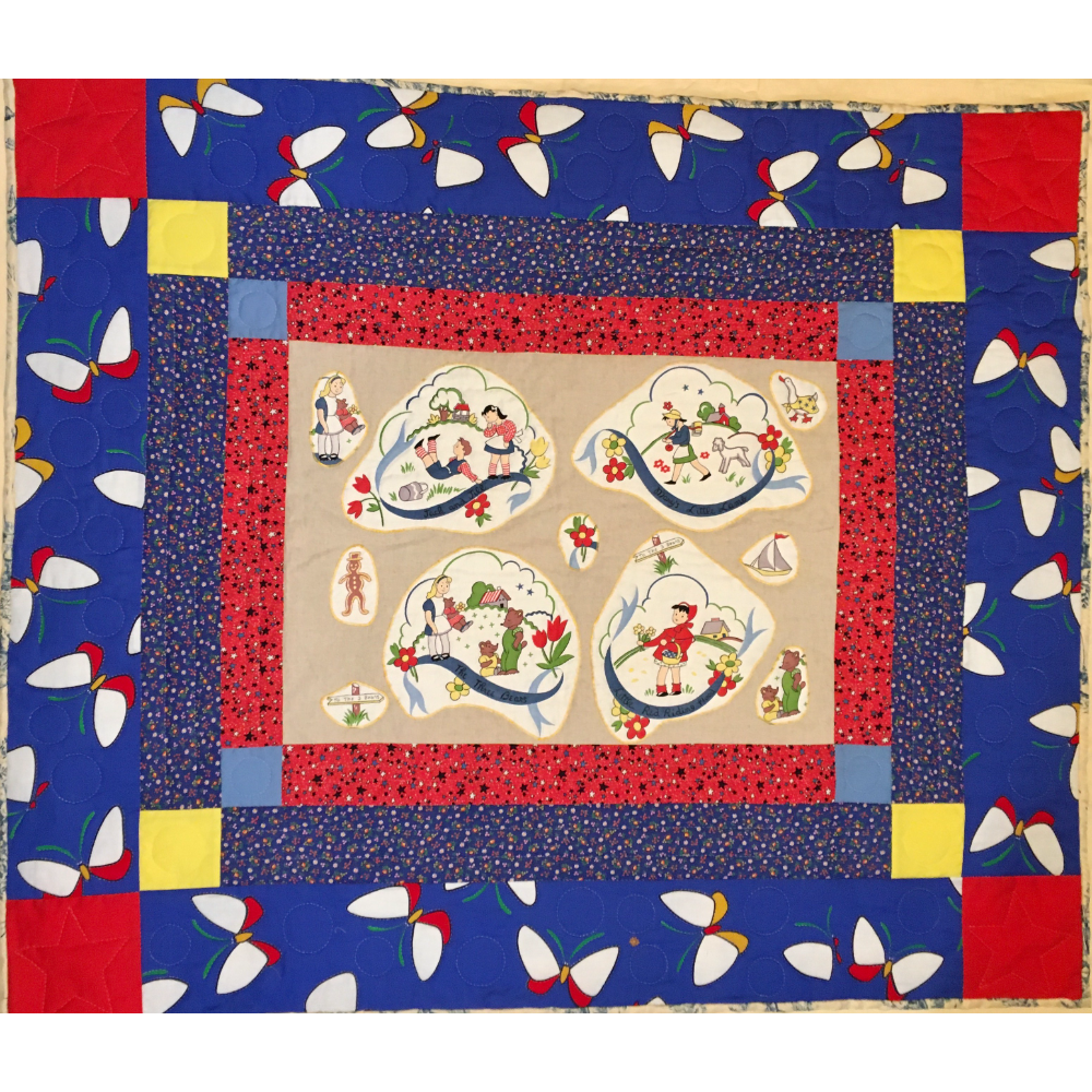 Children And Butterflies Quilt By Molly