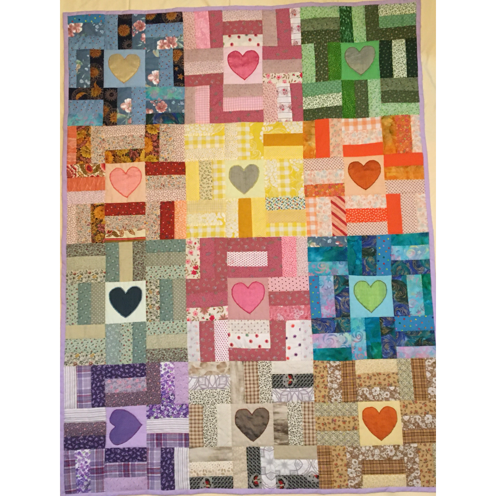 Hearts Quilt By Molly