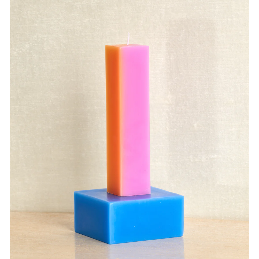 Happiness Pillar Candle #2