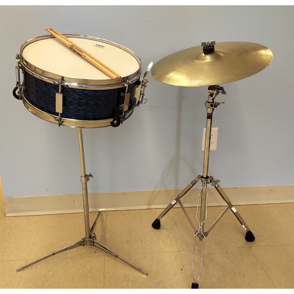 Snare Drum and Cymbal