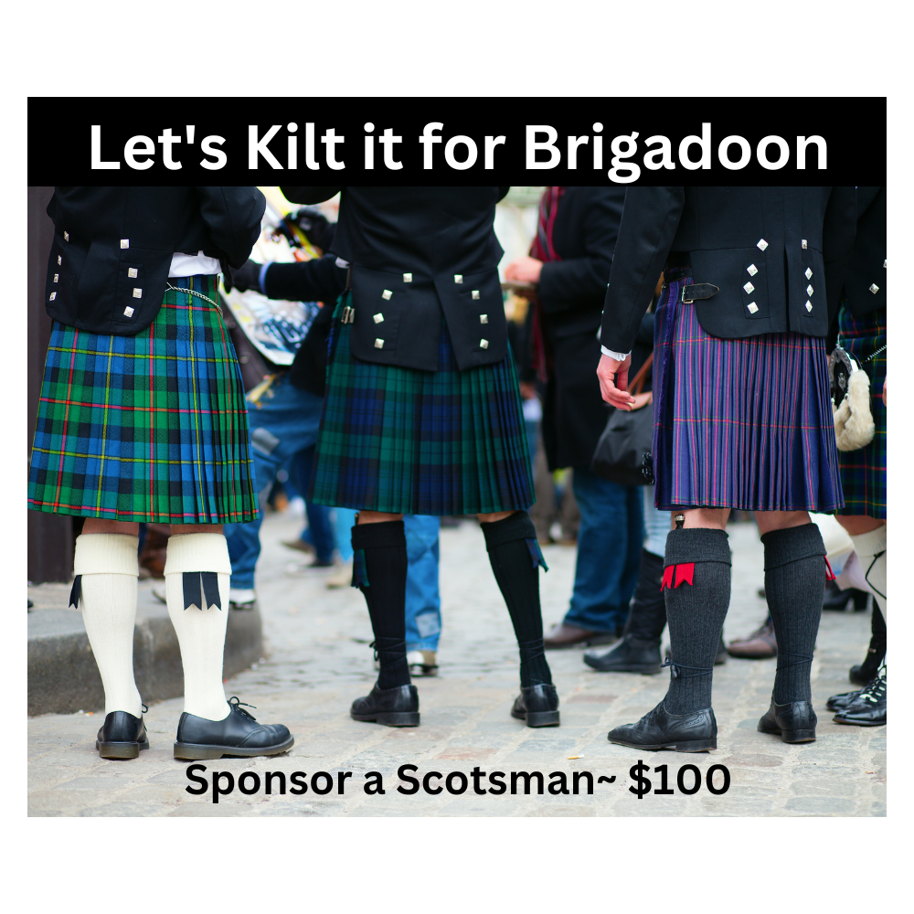Become a Kilt Sponsor for Brigadoon (July 21-30)