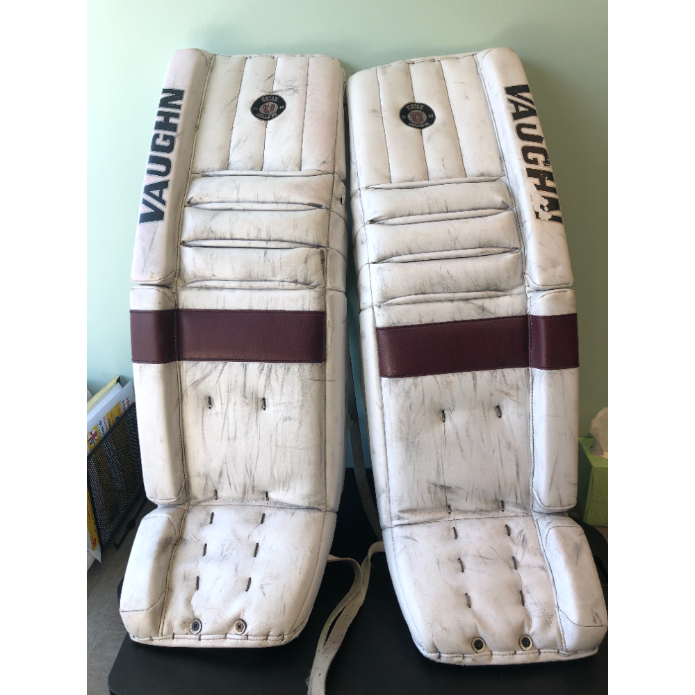 Game Worn Goalie Pads - Donated by Colin Stevens