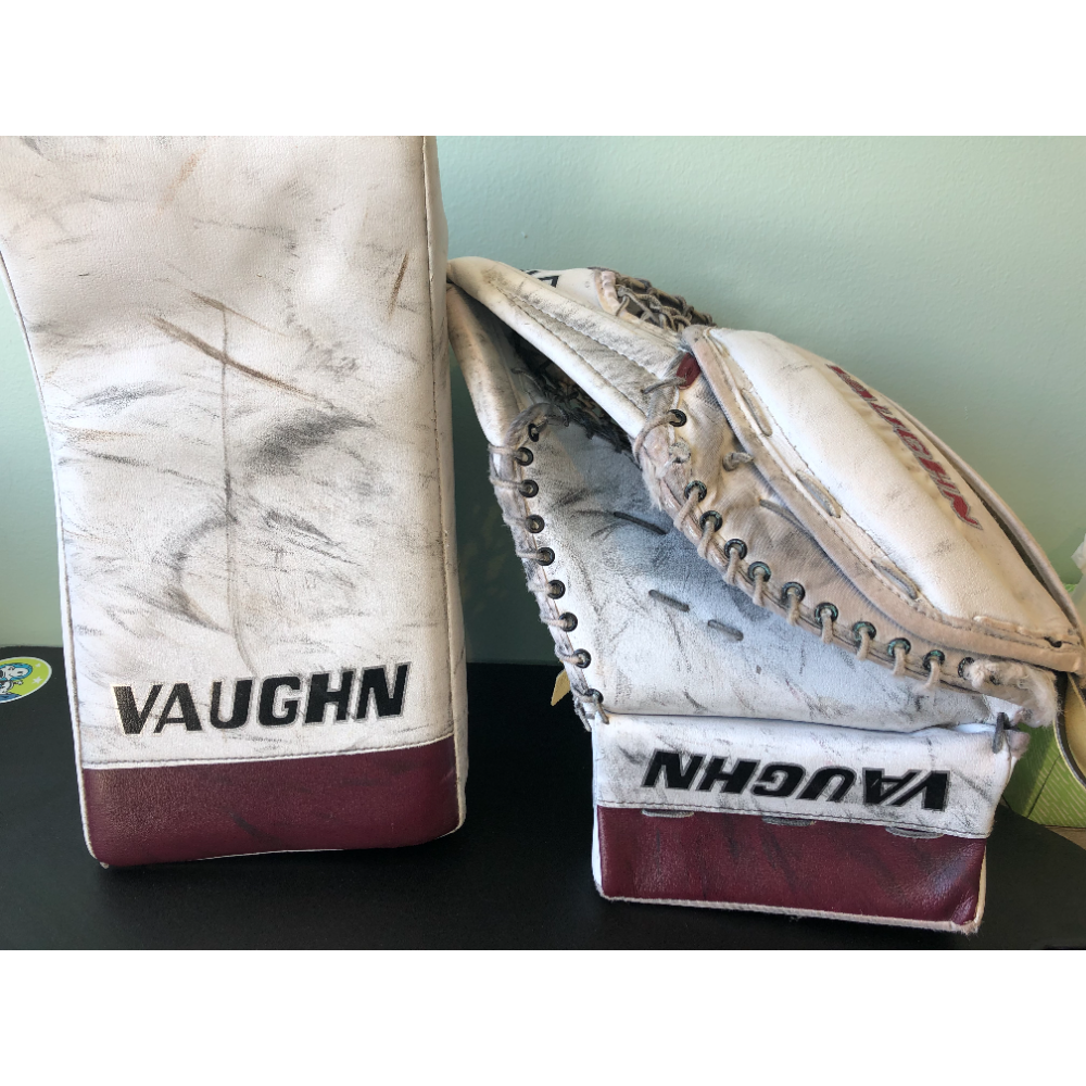 Game Used Goalie Gloves - Donated by Colin Stevens and Austin Christopher