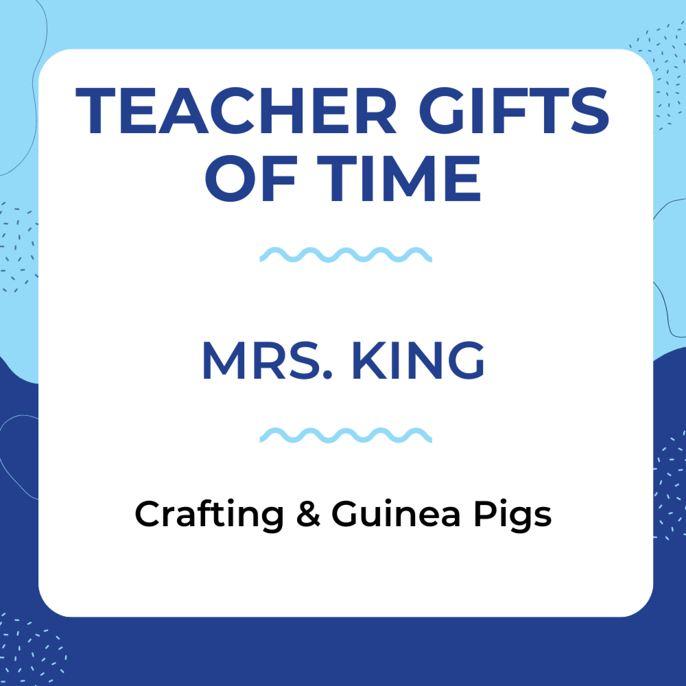 Mrs. King - Crafting & Guinea Pigs