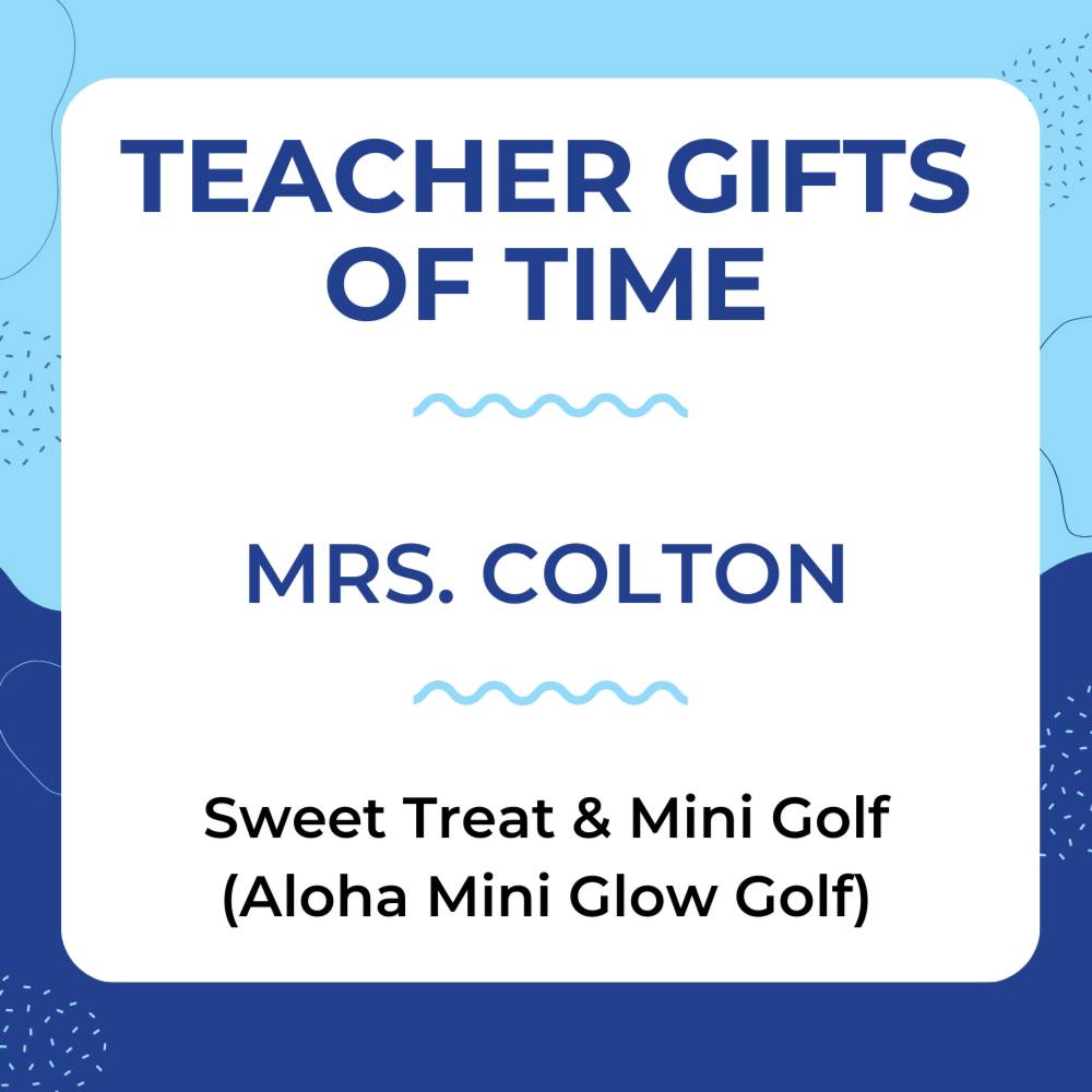 Mrs. Colton - Sweet Treat & Mini Golf (Aloha Minigolf)