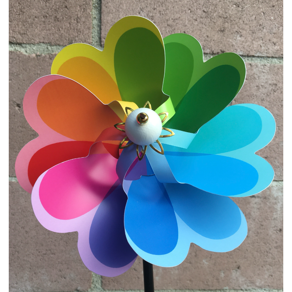 Rainbow Pinwheel By Jerolyn