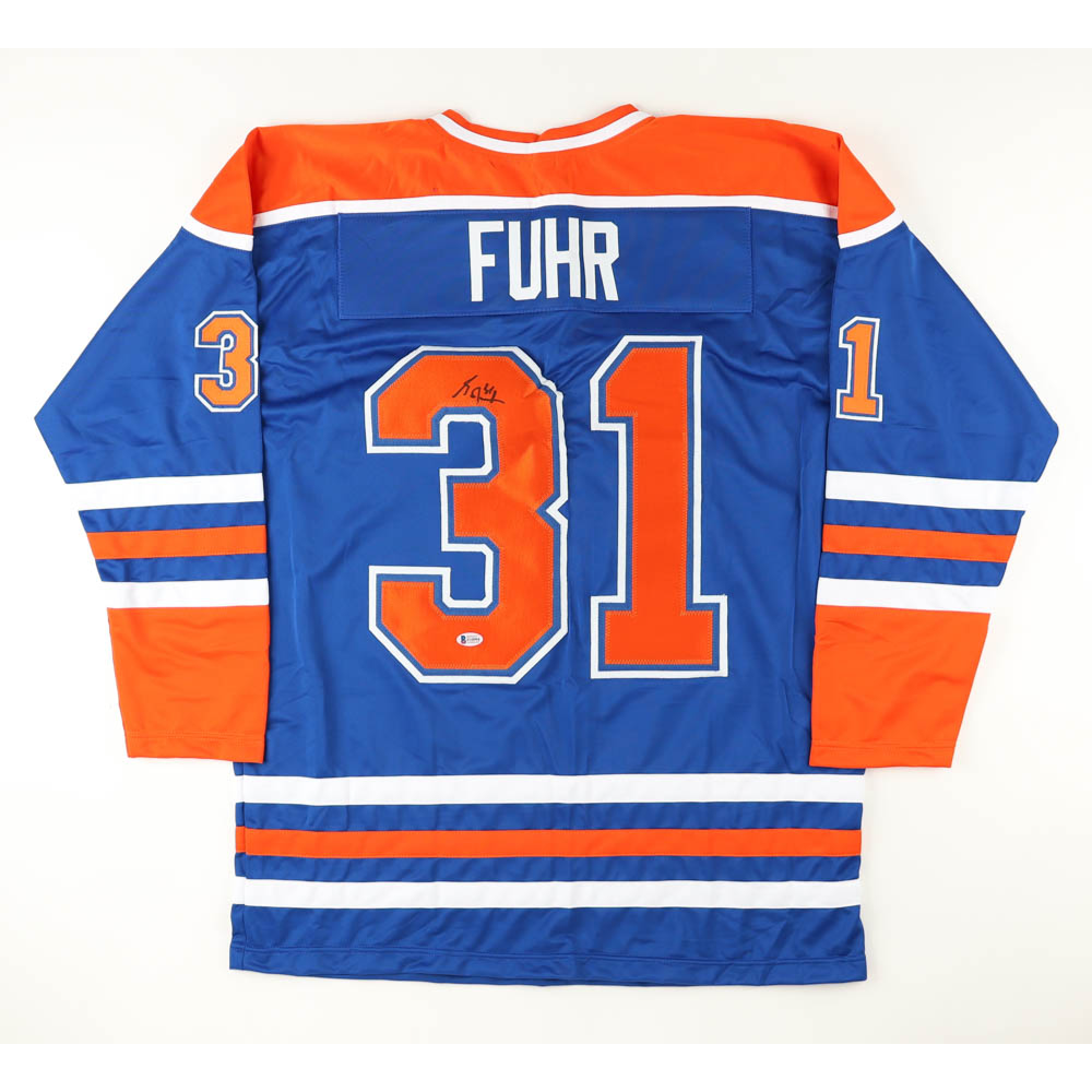Grant Fuhr Signed Jersey