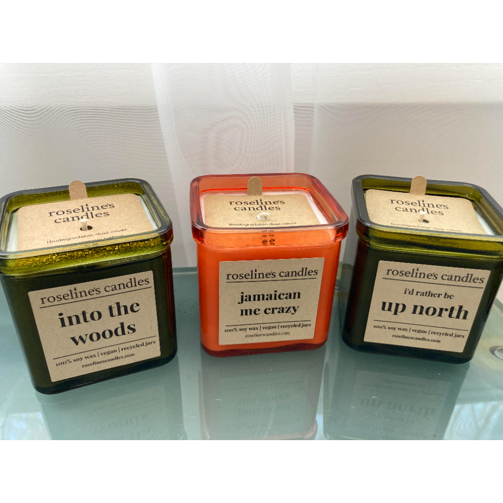 Roseline Candles - Three Candles