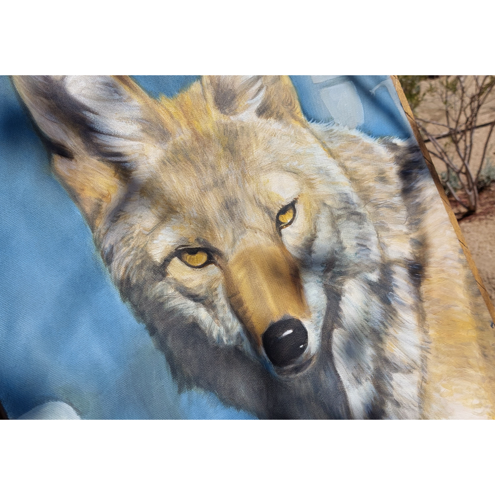 "Coyote Portrait III" 