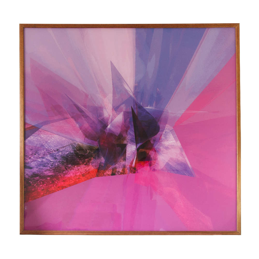 Large framed artwork print - Pure Purple by Steve Matson