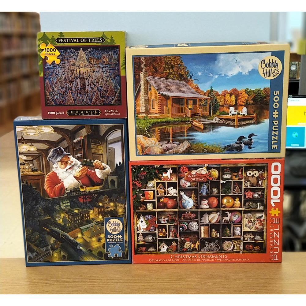 Set of 7 Jigsaw Puzzles