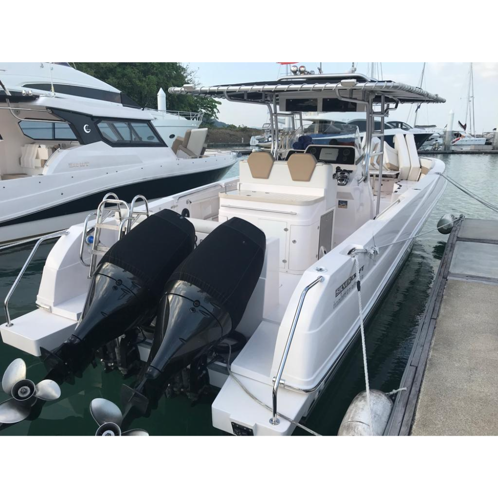 Day on the Boat - 36' XX Foo2 (2x175hp engines) Max 9 Persons - includes skipper, Gasoline, Ice