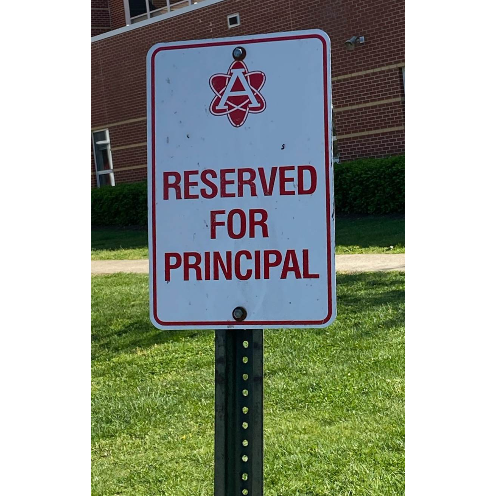 Principal's VIP Parking Spot