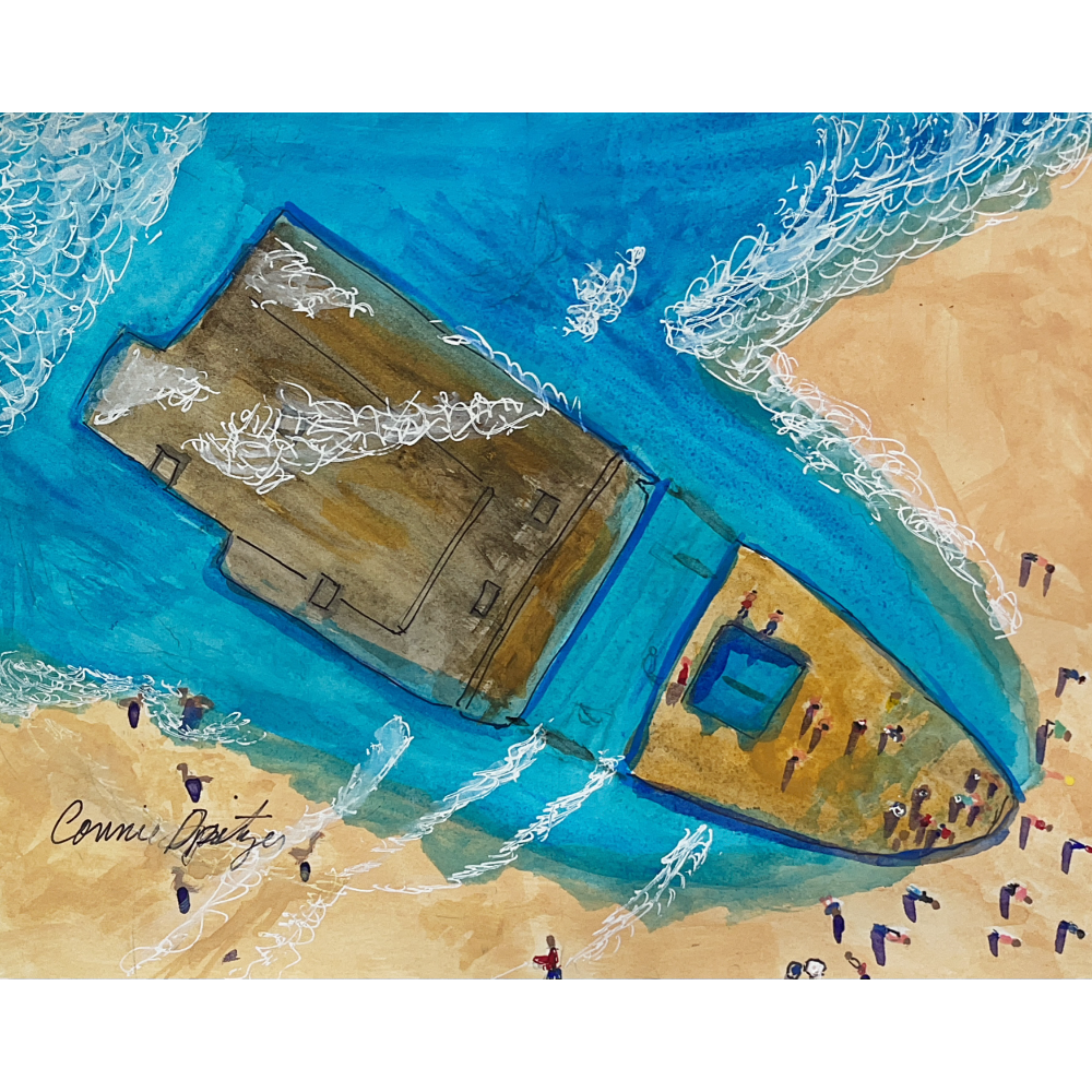 The Sunken SS Monte Carlo by Connie Spitzer