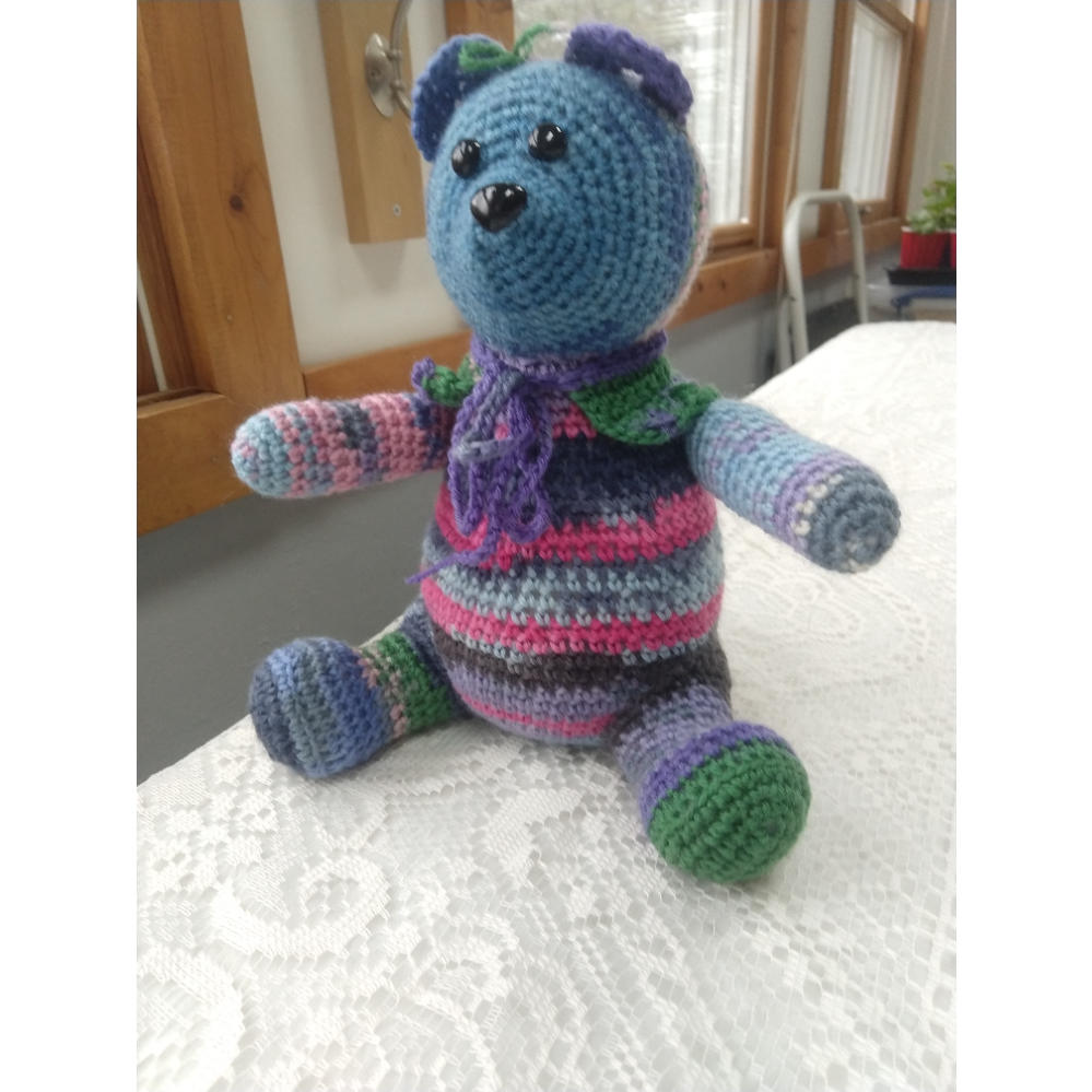 Live Auction: Cuddly, Colorful Teddy Bear
