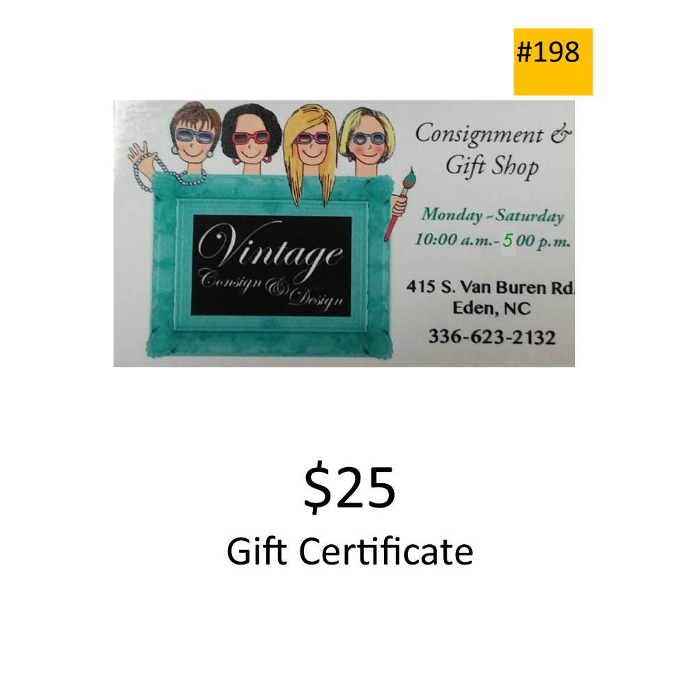 Gift Certificate - Vintage Consignment